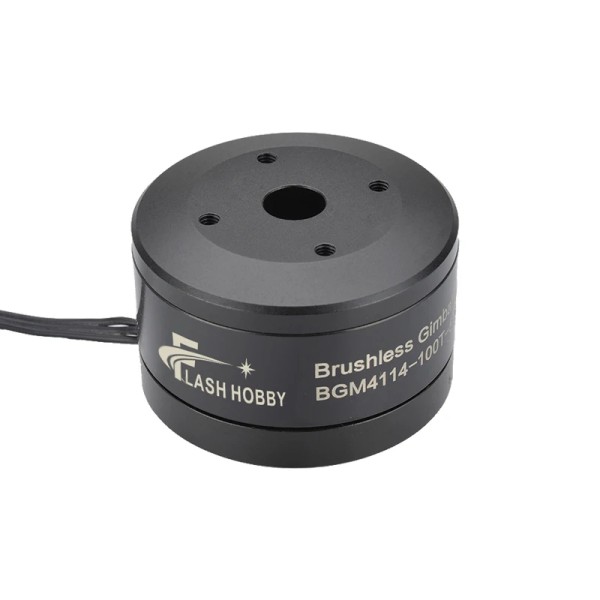 Moteur de cardan BLDC Flashhobby 22P24N BGM4114 à arbre creux de 8,5 mm pour stabilisateurs de caméra, robots et poussettes